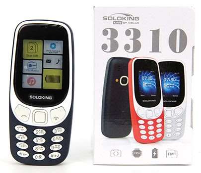 Soloking 3310 Phone | Blue