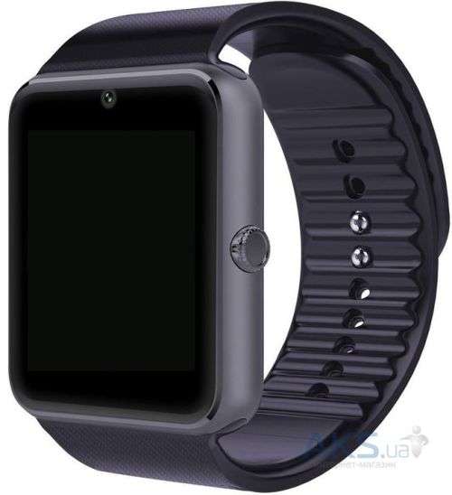 Silver & Black GT08 Smart Watch