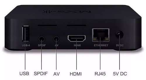 MXQ 4k Ultra HD 2G / 8G TV Box