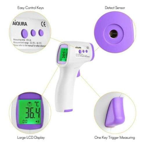Aiqura - Certified - Non Contact Thermometer