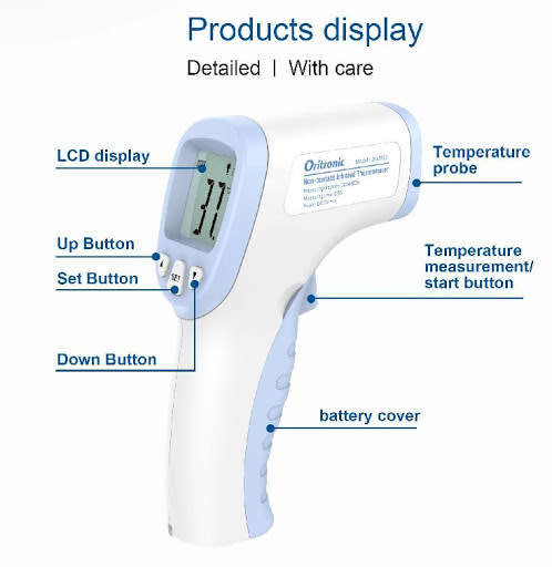 Approved - Oritronic Non-Contact Thermometer - Best Deal Online