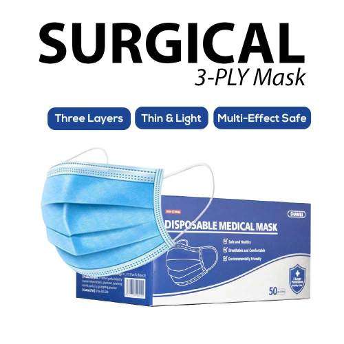 3 Ply Mask  Pack of 50 - Good Quality