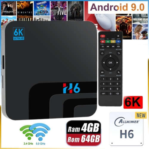 H6 - Android 6k TV Box - 4G/32G