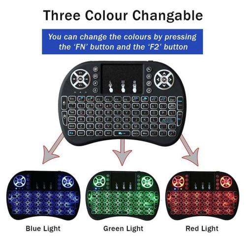 Wireless Keyboard & Mouse with Backlight and Battery