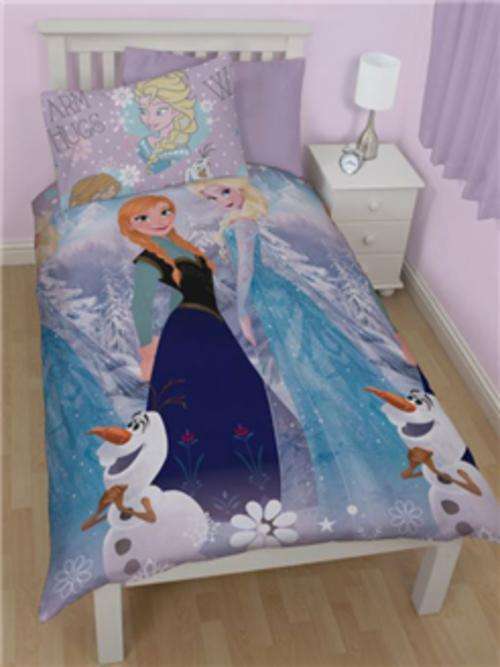 Disney Frozen Crystal Rotary Duvet Cover Set - Single
