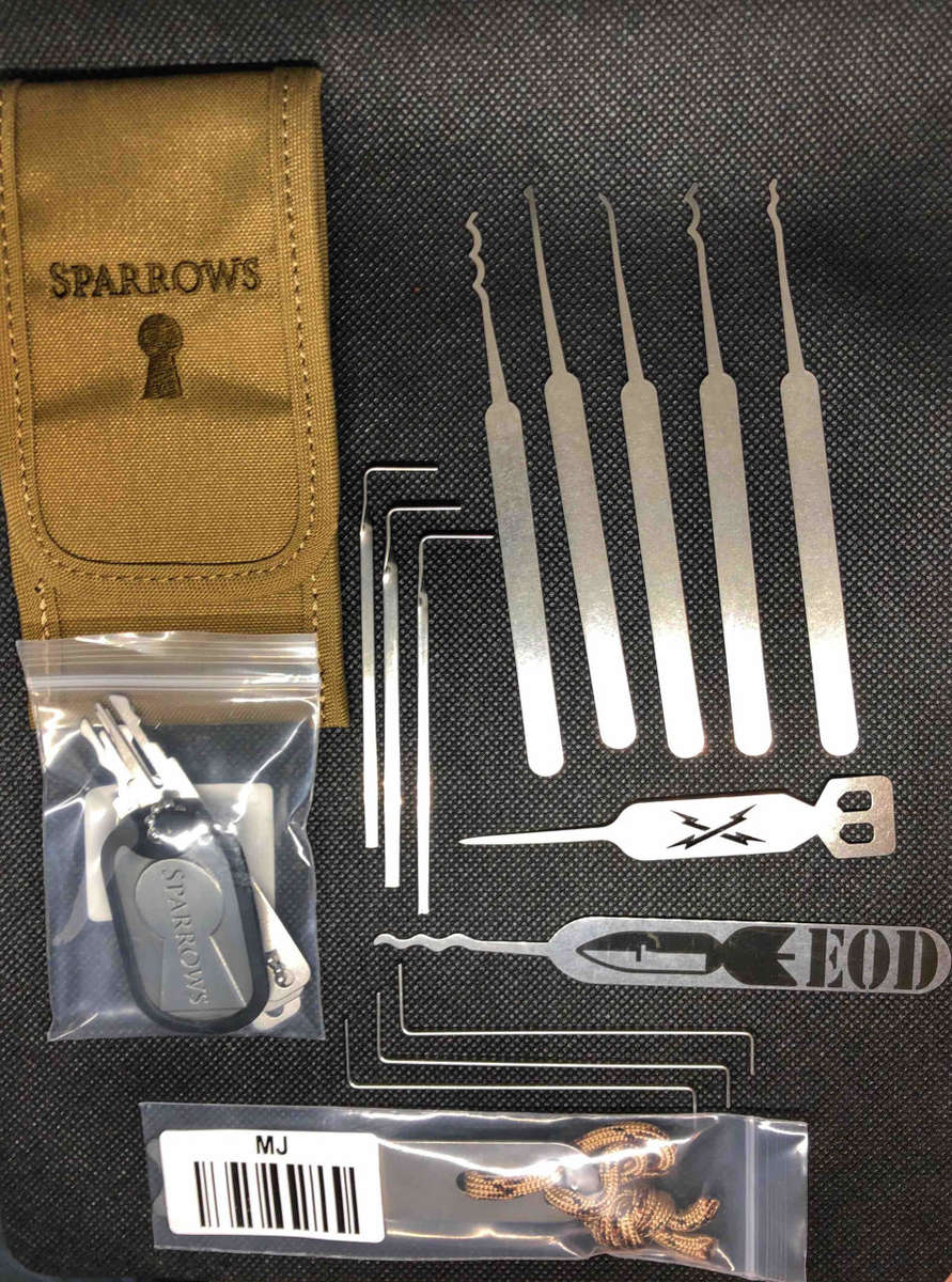 Sparrows EOD Full Lock Pick Set