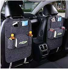 Multi-Purpose Back Seat Organizer For Cars And Travelling