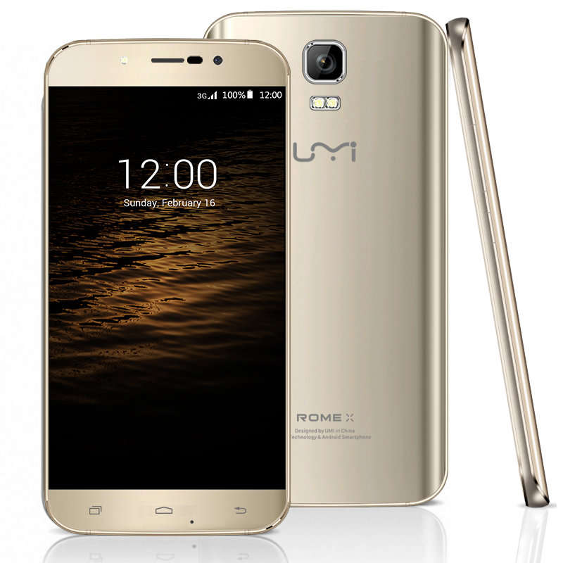 UMI ROME X 3G 5.5inch 2.5D HD Screen MTK6580 Quad Core Smartphone Android 5.1 1GB RAM