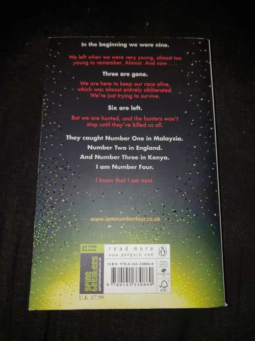 Lorien Legacies Book 1 - 3