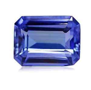 2.68Ct TANZANITE**CERTIFIED NATURAL GUARANTEE**AAA Natural Bluish Violet -Superb Octagon shape