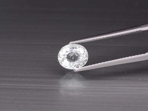 1.41ct -Certified- Oval Natural Unheated Blue Aquamarine