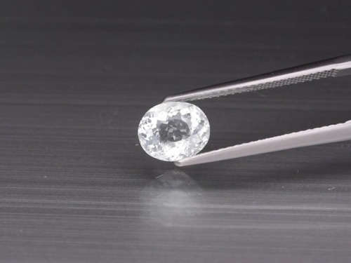 1.41ct -Certified- Oval Natural Unheated Blue Aquamarine