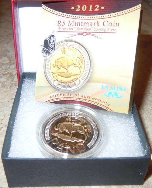 2012 Oom Paul Proof like R5 coin