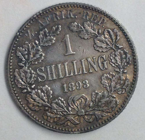 1893 shilling Ultra Rare AU details