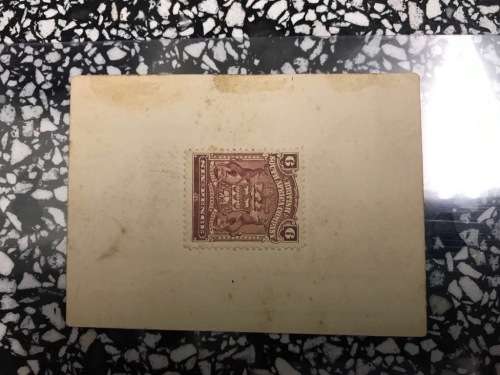 1900 BULAWAYO MARSHALL HOLE 6 PENCE EMERGENCY MONEY BOER WAR *** EXCELLENT CONDITION