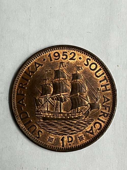 1952 Union One Penny (Mint State)