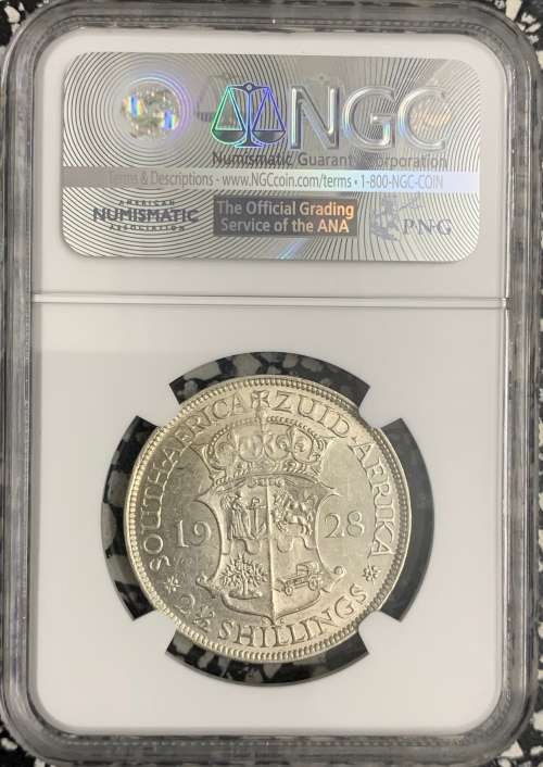 1928 Union half crown NGC AU55