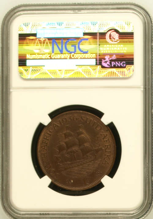 1936 PENNY NGC MS62BN