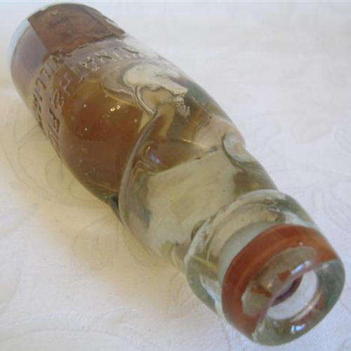 ANTIQUE GLASS BOTTLE, KUNATH & PICKERING GINGER BEER ? KING WILLIAMS TOWN.