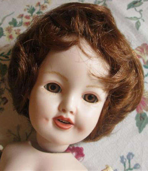 PORCELAIN  DOLL, UNFINISHED PROJECT....... IN NEED OF TENDER LOVE AND CARE !!