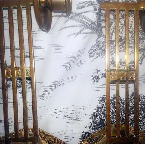 ART DECO PERIOD, SWIVEL ARMS, MATCHING  PAIR OF BRASS PIANO CANDLE SCONCES.....