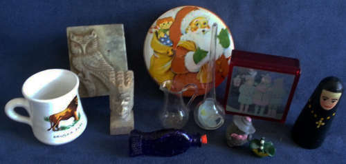 ASSORTMENT OF 11 X VINTAGE PRINTERS TRAY MINIATURES