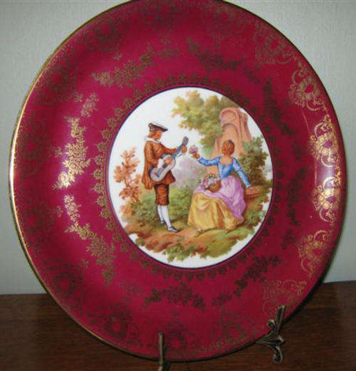 LIMOGES PLATE  DIAMETER       30 cm       VERY GOOD CONDITION