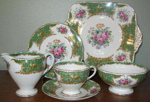 BONE CHINA, TEA SET MADE IN ENGLAND BY FOLEY, E.BRAIN AND CO  DESIGN  MONTROSE.
