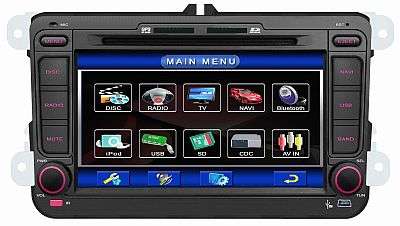 Analog Specialized Unit for Golf 5, Jetta 5, Tiguan, Touran, Passat B6 with GPS and Map