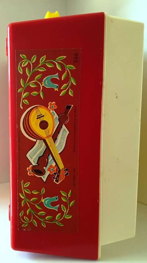 Vintage Fisher Price Music Box Record Player 5 records