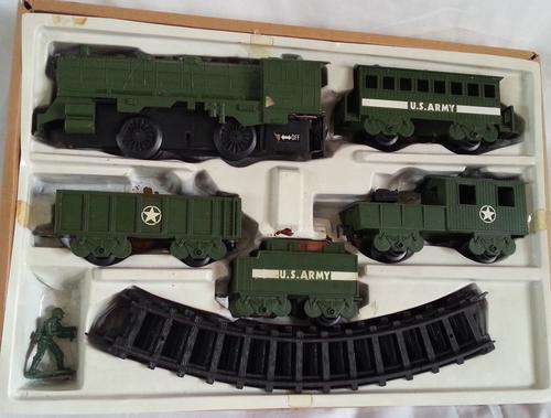 VINTAGE MILITARY TRANSPORT TRAIN SET LATE 1960'S