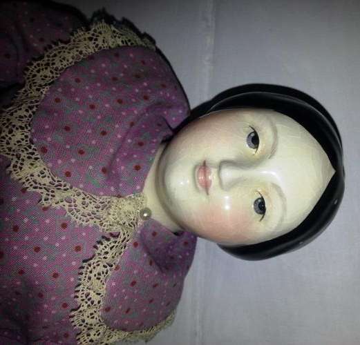 CHINA HEAD DOLL WITH MARKINGS 1988 BAXTHOLOMINA NO 1 OF 294