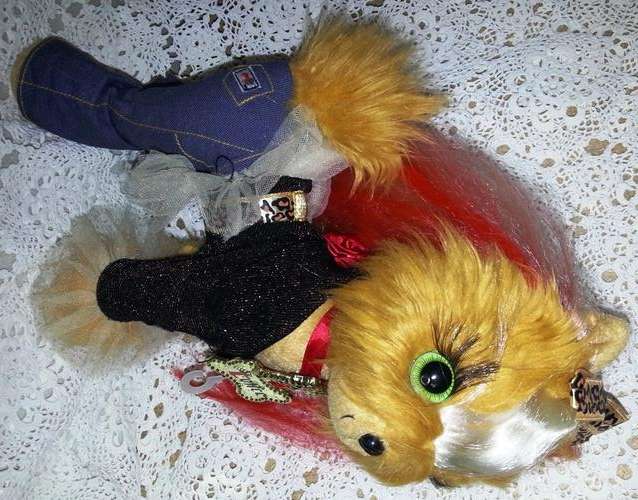 TOFFEE TINI PUPPINI STUFFED FASHION TOY DOG BY SPIN MASTER 11"