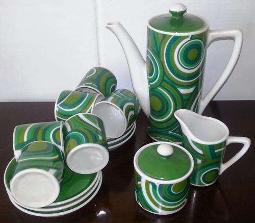 Groovy  Retro Style 1960's Coffee Set
