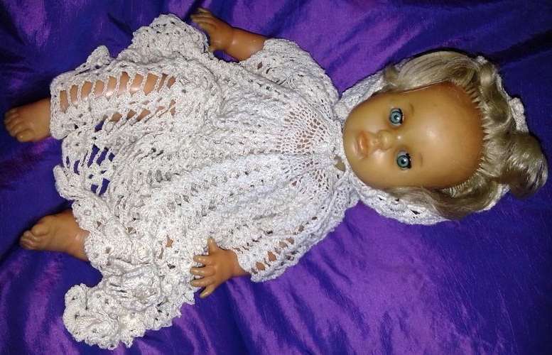 FIRST LOVE "TWISTY BODY" DOLL IN CROCHET OUTFIT!