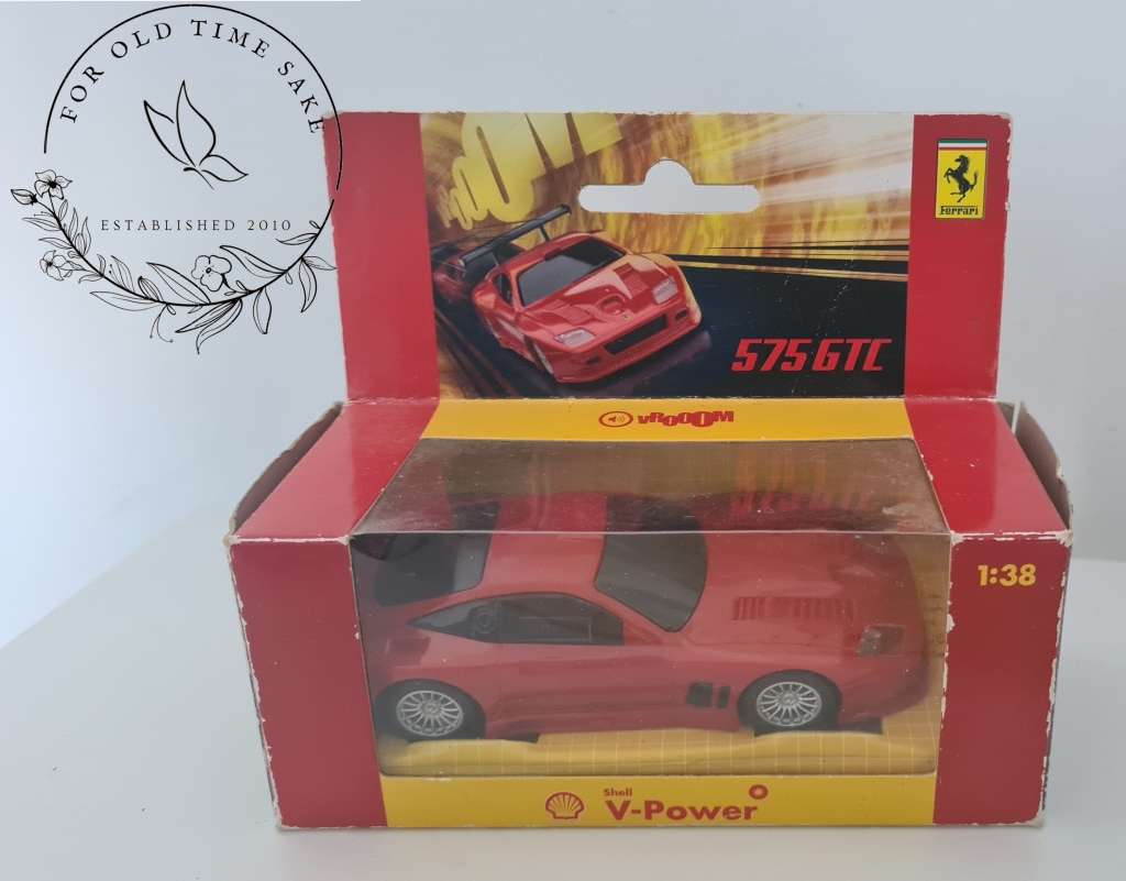 Shell Ferrari 575 GTC model car in box - scale 1/38