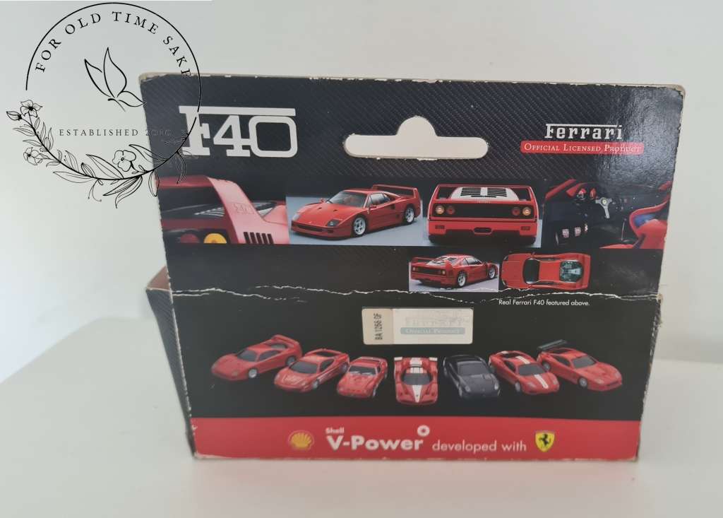 Shell Ferrari F40 model car in box - scale 1/38