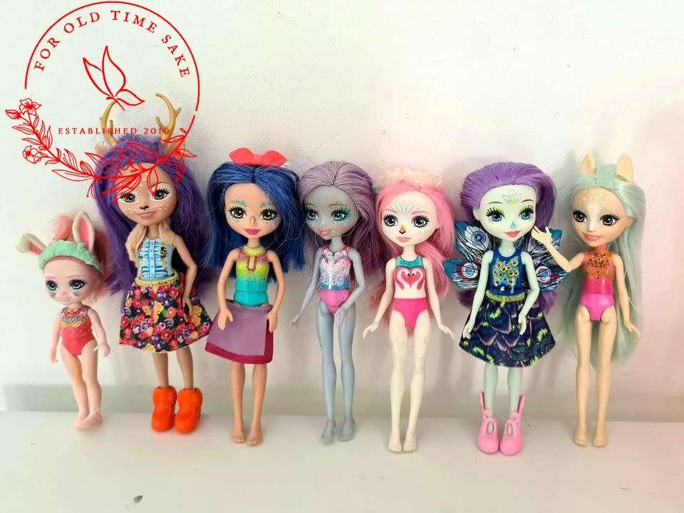 Collection Mattel Enchantimals Dolls x 7