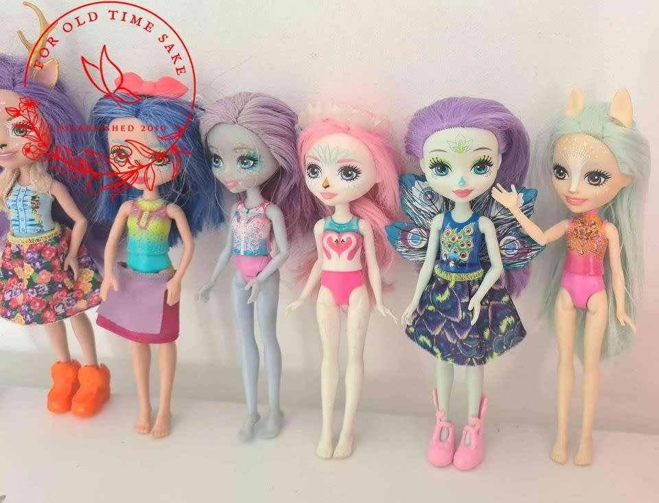 Collection Mattel Enchantimals Dolls x 7