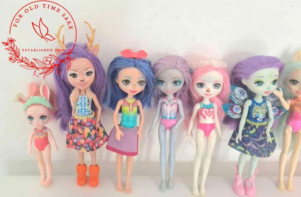 Collection Mattel Enchantimals Dolls x 7