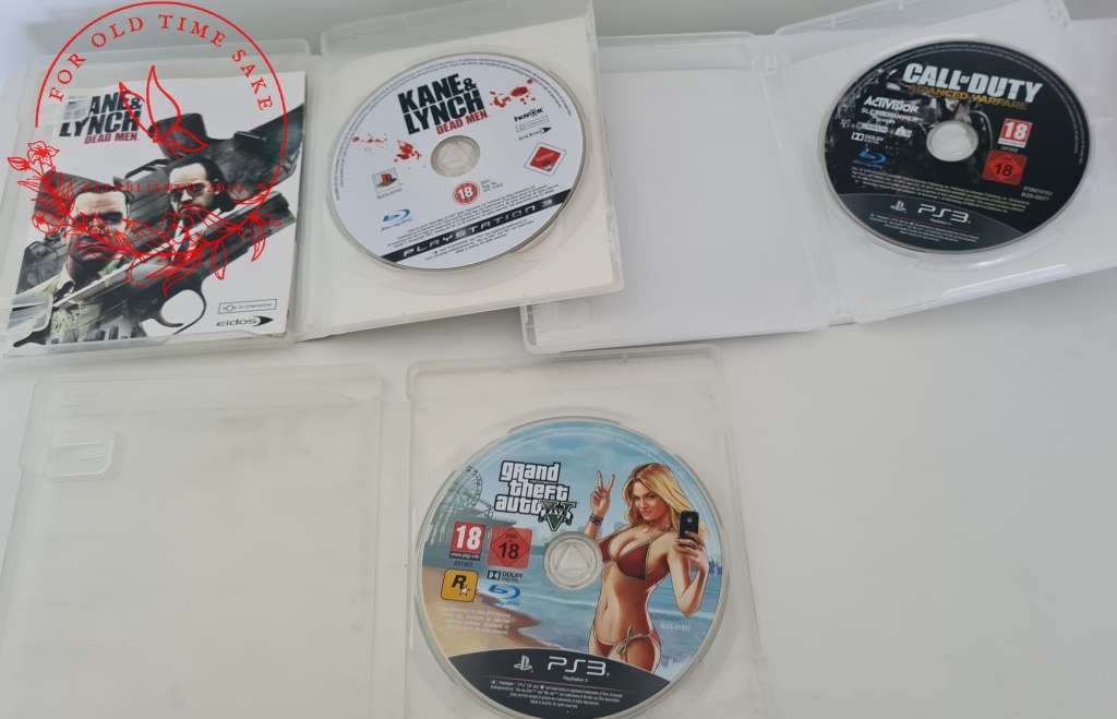3x Playstation 3 Games, Kane and Lynch, Call of DutyAdvanced Warfare, GTA IV
