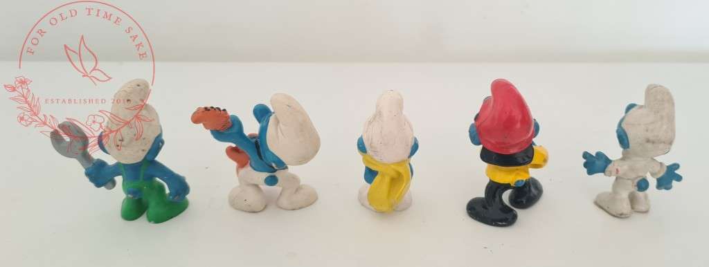 Vintage Smurf lot - see photos for conditions