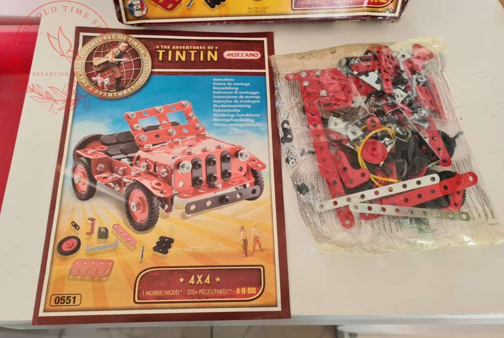 Meccano Adventures of TinTin, Packet out, seems like set is complete