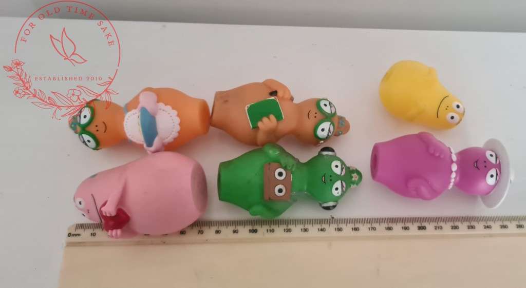 Vintage Bbarbapapa mini figures, see photos size and condition