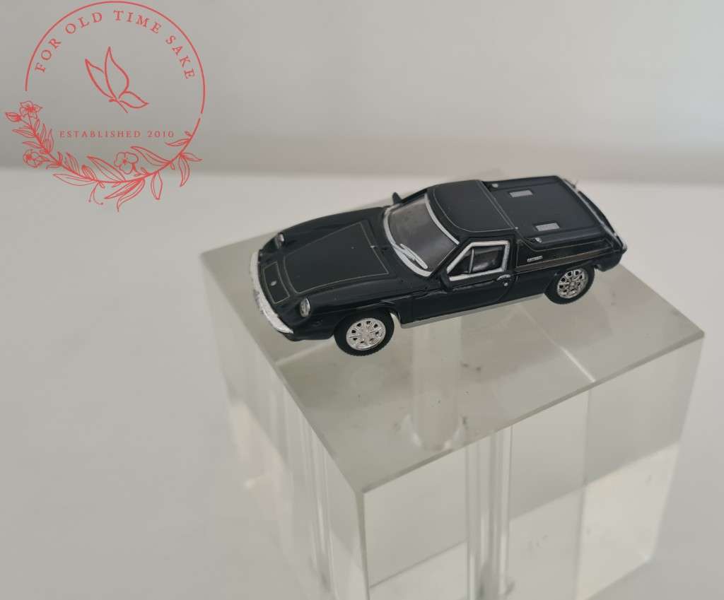 Vintage Die Cast Hongwell Lotus Europa 1975 black +-6cm long