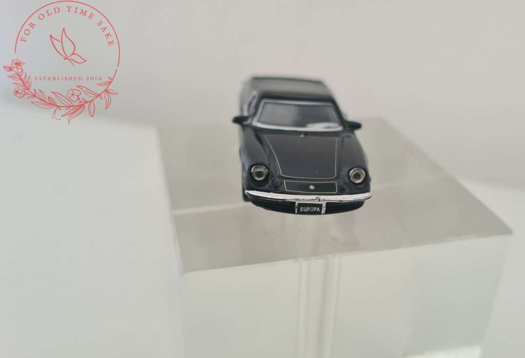 Vintage Die Cast Hongwell Lotus Europa 1975 black +-6cm long