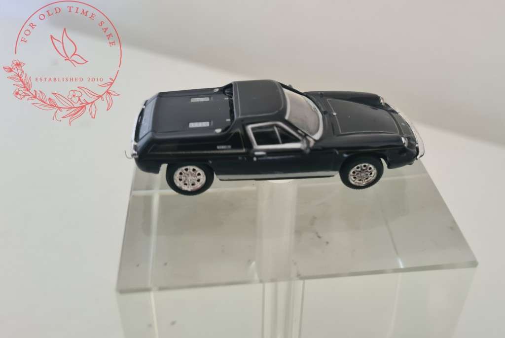 Vintage Die Cast Hongwell Lotus Europa 1975 black +-6cm long