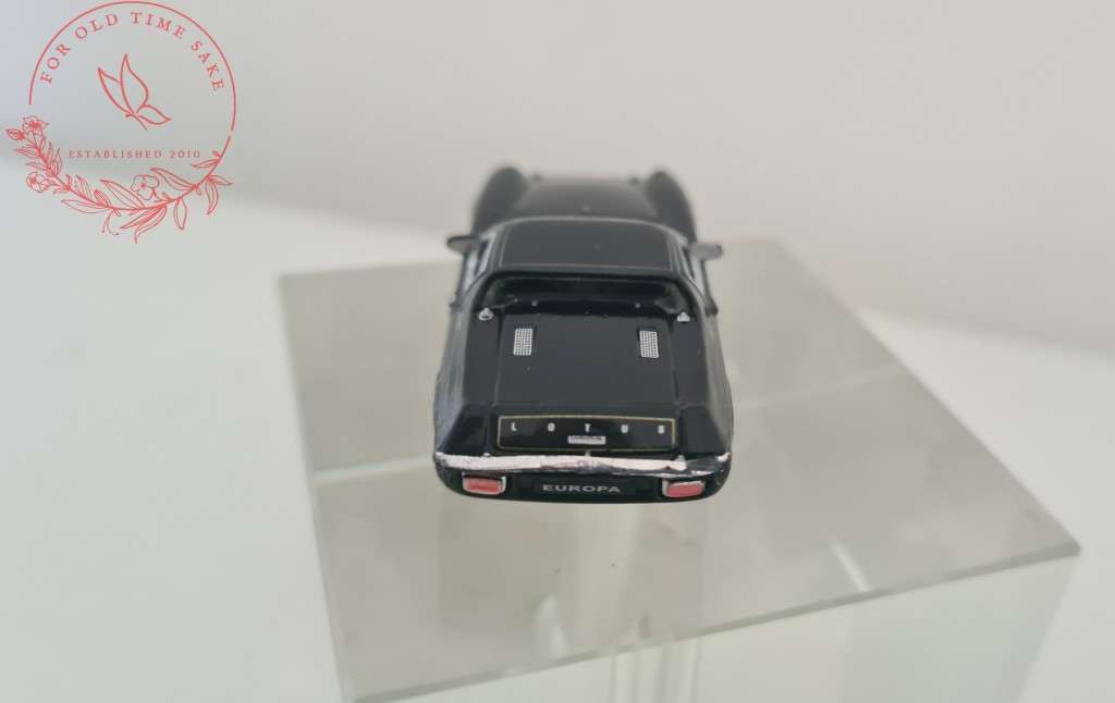 Vintage Die Cast Hongwell Lotus Europa 1975 black +-6cm long