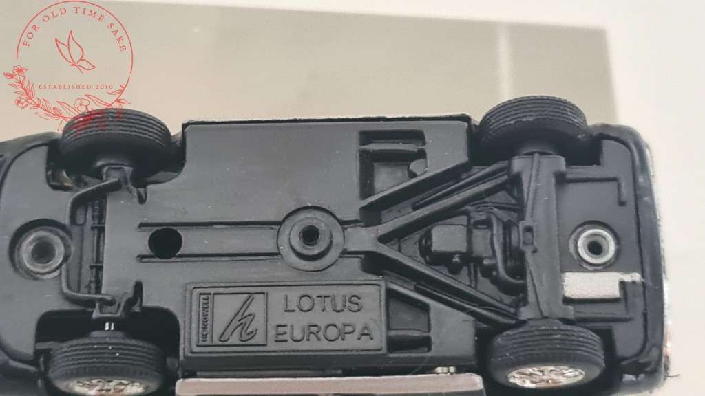 Vintage Die Cast Hongwell Lotus Europa 1975 black +-6cm long