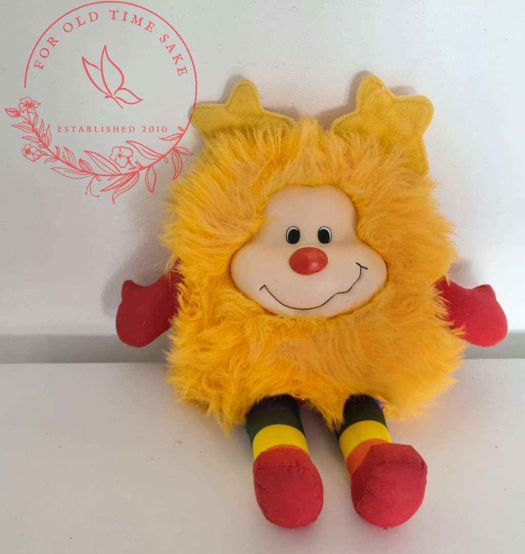 Vintage Rainbow Brite, Spark Sprite plush toy - see photos for general wear condition